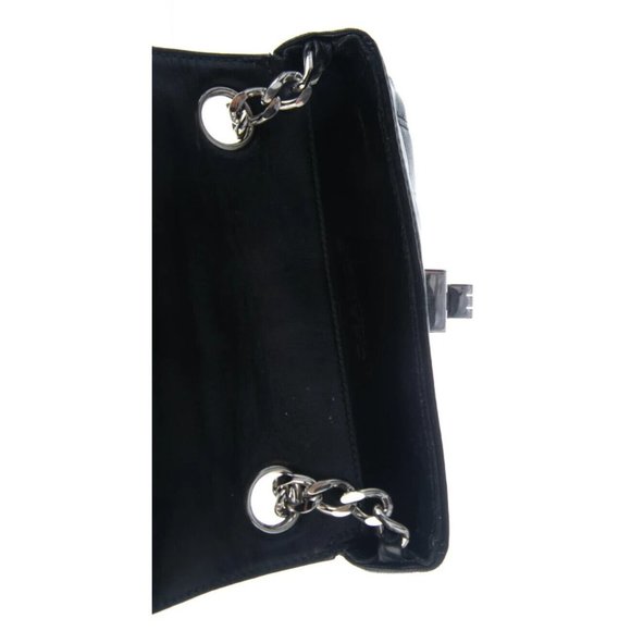 Chanel Square Quilt Mini Crossbody Silver Chain Designer Crossbody Shoulder Bag - Picture 8 of 9